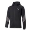 Bluza z kapturem Evostripe zapinana na zamek w kolorze czarnym