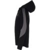 Bluza z kapturem Evostripe zapinana na zamek w kolorze czarnym