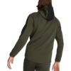Bluza z kapturem Evostripe zapinana na zamek w kolorze zielonym