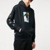 Bluza z kapturem Fierce Cat Graphic „Czarna”