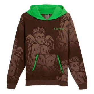 Bluza z kapturem Hoops x LAFrance w kolorze brązowo-zielonym Bluza z kapturem Hoops x LAFrance w kolorze brązowo-zielonym