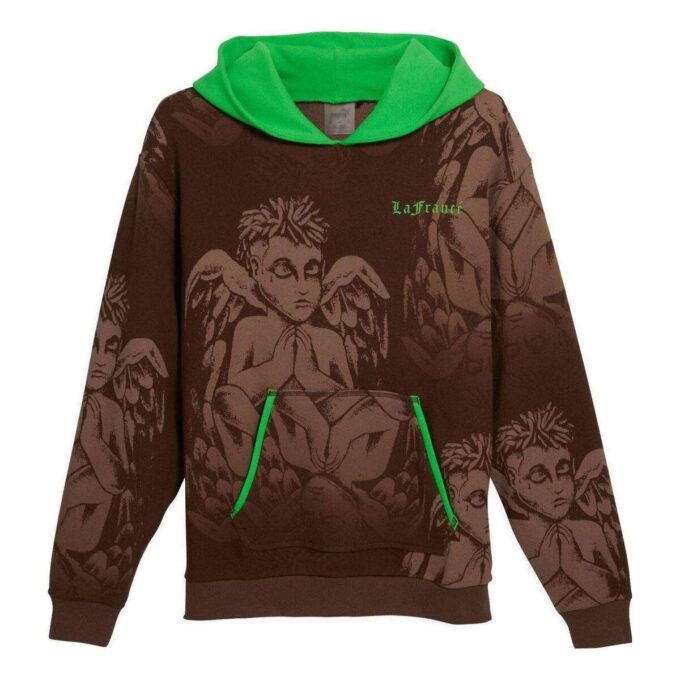 Bluza z kapturem Hoops x LAFrance w kolorze brązowo-zielonym