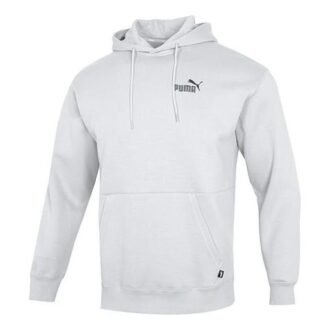 Bluza z kapturem i małym logo w kolorze szarym