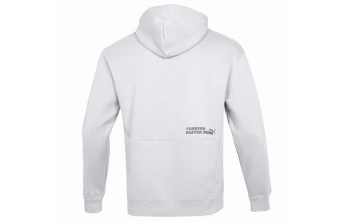 Bluza z kapturem i małym logo w kolorze szarym