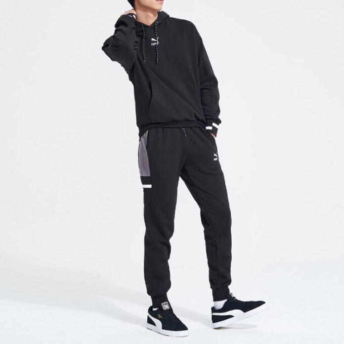Bluza z kapturem Logo Classics w kolorze czarnym