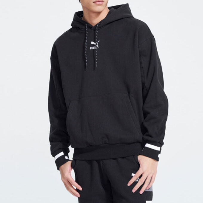 Bluza z kapturem Logo Classics w kolorze czarnym