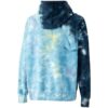 Bluza z kapturem MMQ Tie Dye w kolorze niebieskim