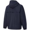 Bluza z kapturem MMQ z zamkiem 1/2 w kolorze granatowym