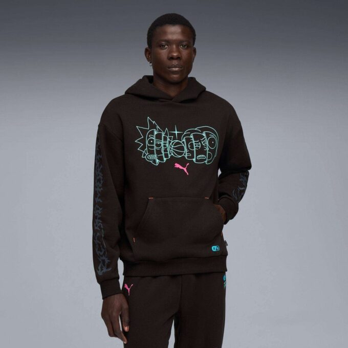 Bluza z kapturem męska PUMA x RICK AND MORTY