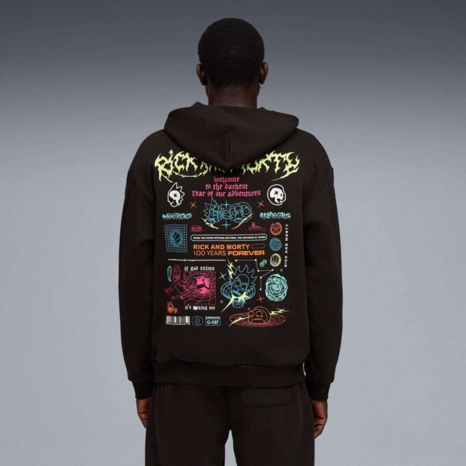 Bluza z kapturem męska PUMA x RICK AND MORTY