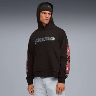 Bluza z kapturem męska z polaru PUMATECH-X
