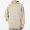 Bluza z kapturem Oversize Trend Graphic Logo „Beżowa”