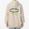 Bluza z kapturem Oversize Trend Graphic Logo „Beżowa”