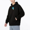 Bluza z kapturem Oversize Trend Graphic Logo „Czarna”