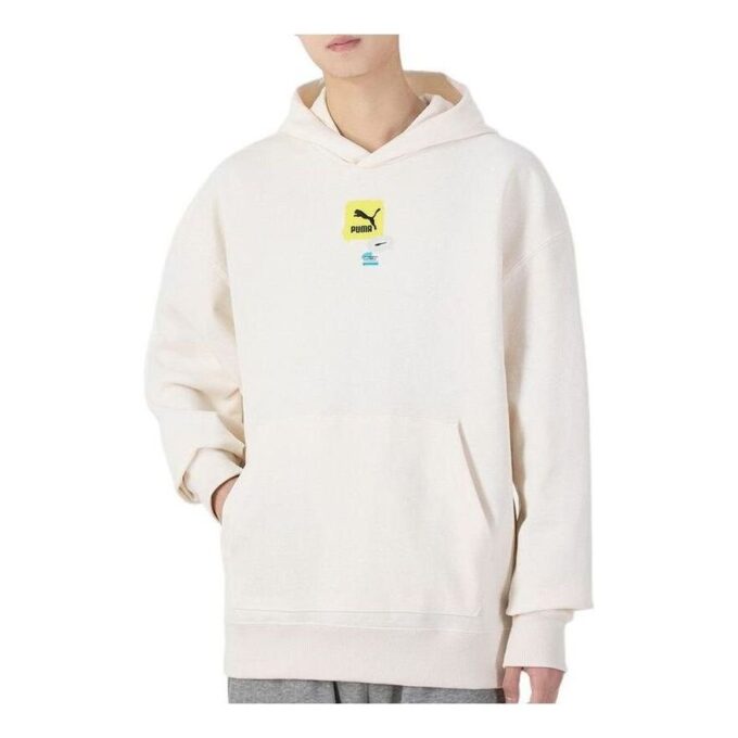 Bluza z kapturem Oversize Trend Graphic Logo w kolorze białym
