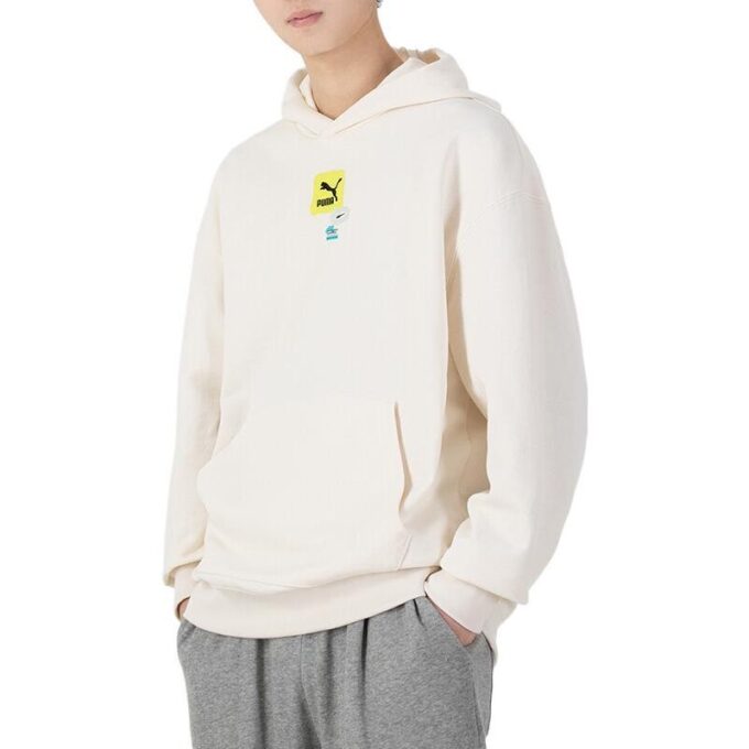 Bluza z kapturem Oversize Trend Graphic Logo w kolorze białym