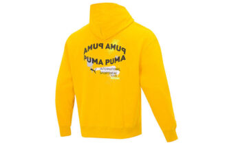 Bluza z kapturem Oversize Trend Graphic Logo w kolorze żółtym