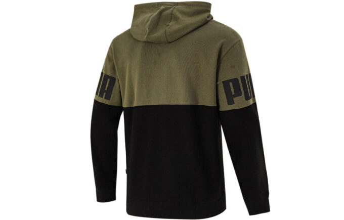 Bluza z kapturem Power Colorbloc w kolorze zielonym