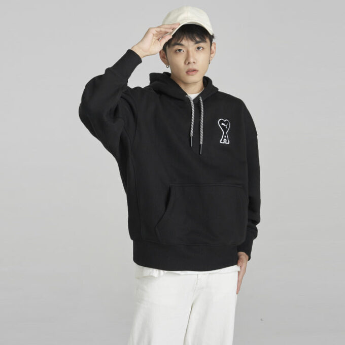 Bluza z kapturem PUMA x Ami „Czarna”