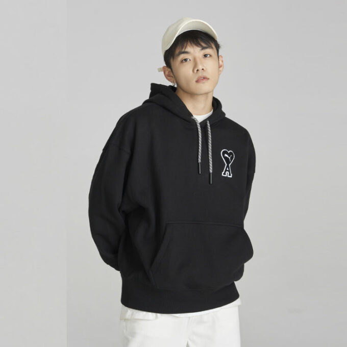 Bluza z kapturem PUMA x Ami „Czarna”