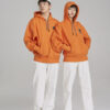 Bluza z kapturem PUMA x Ami „Pomarańczowa”