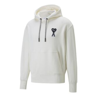 Bluza z kapturem PUMA x Ami w kolorze białym