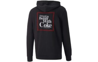 Bluza z kapturem PUMA x Coca Cola „Czarna”