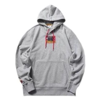 Bluza z kapturem PUMA x Helly Hansen „Szary Czerwony”