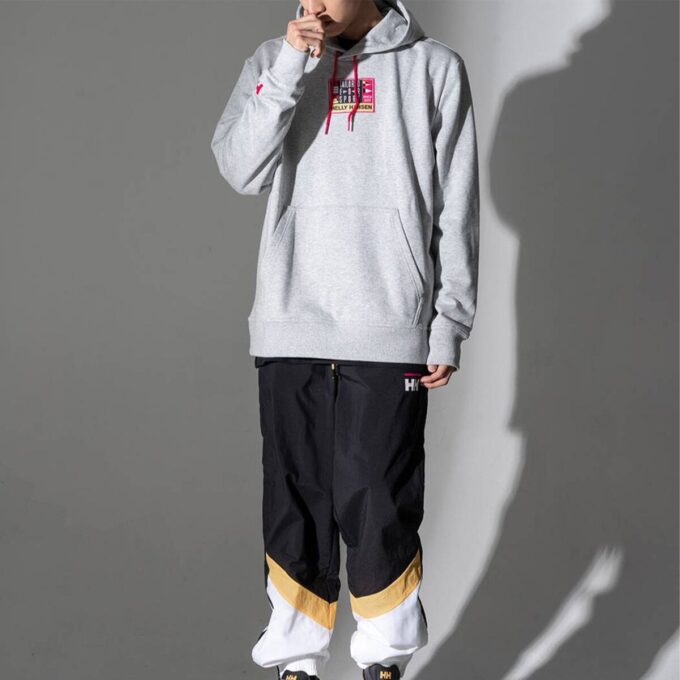 Bluza z kapturem PUMA x Helly Hansen „Szary Czerwony”