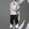 Bluza z kapturem PUMA x Helly Hansen „Szary Czerwony”
