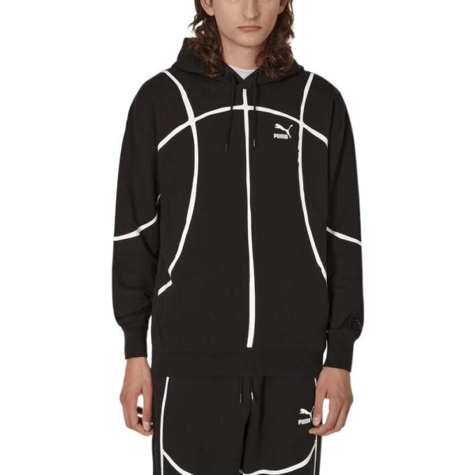 Bluza z kapturem PUMA x Joshua Vides „Czarna”