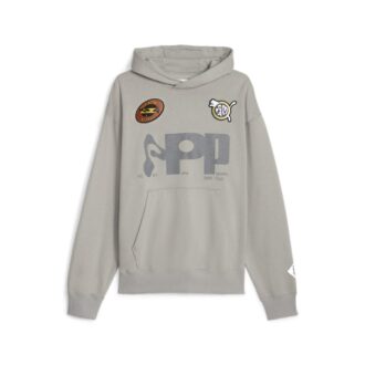 Bluza z kapturem PUMA x PERKS AND MINI z grafiką „Concrete Grey”