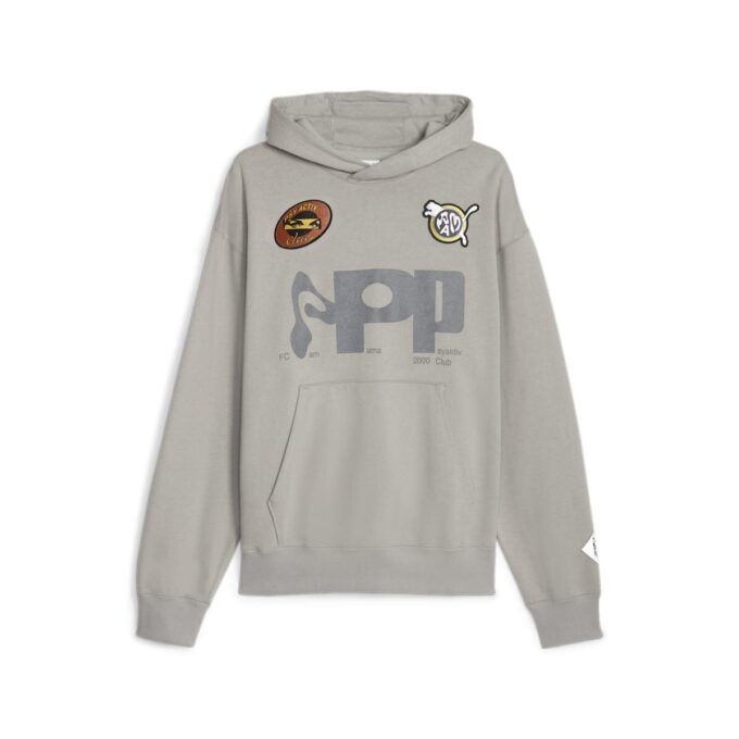 Bluza z kapturem PUMA x PERKS AND MINI z grafiką „Concrete Grey”