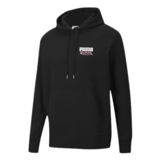 Bluza z kapturem PUMA x Von Dutch „Czarno-biało-różowa”