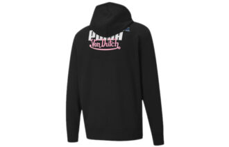 Bluza z kapturem PUMA x Von Dutch „Czarno-biało-różowa”