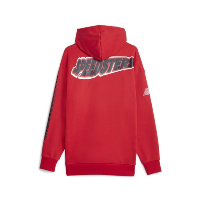 Bluza z kapturem „Rosso Corsa” Scuderia Ferrari Race Garage Crews