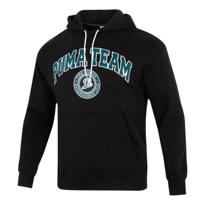Bluza z kapturem Team „Czarna”