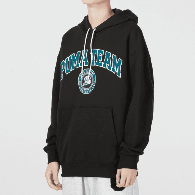 Bluza z kapturem Team „Czarna”