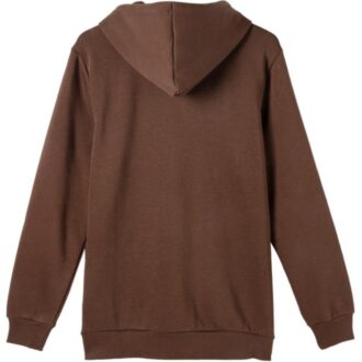 Bluza z kapturem Tonal Sportswear z logo i zamkiem błyskawicznym w kolorze brązowym