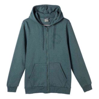 Bluza z kapturem Tonal Sportswear z logo i zamkiem błyskawicznym w kolorze niebieskim