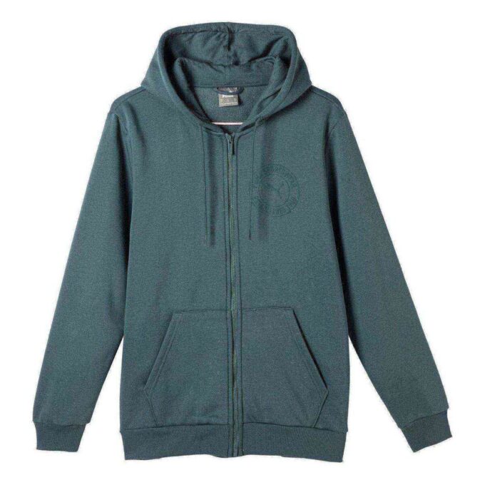 Bluza z kapturem Tonal Sportswear z logo i zamkiem błyskawicznym w kolorze niebieskim