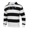Bluza z kapturem w paski Downtown „Czarno-biało-zielona”