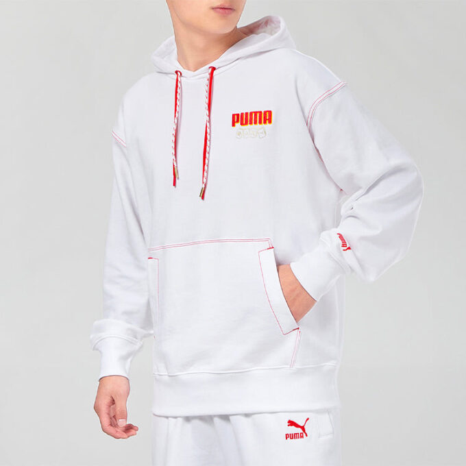 Bluza z kapturem YOTOX „Biało-Czerwono-Żółta”