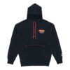 Bluza z kapturem YOTOX „Czarno-różowo-zielona”