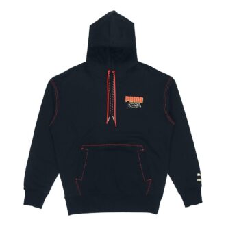 Bluza z kapturem YOTOX „Czarno-różowo-zielona”
