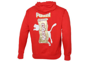 Bluza z kapturem YOTOX „Czerwono-biało-złota”
