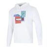 Bluza z kapturem z logo Brand Love TR w kolorze białym