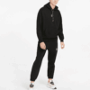 Bluza z kapturem z logo Circle „Czarna”