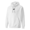 Bluza z kapturem z logo Circle w kolorze białym