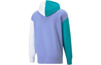 Bluza z kapturem z logo Fandomu w blokach kolorów „Fioletowa”